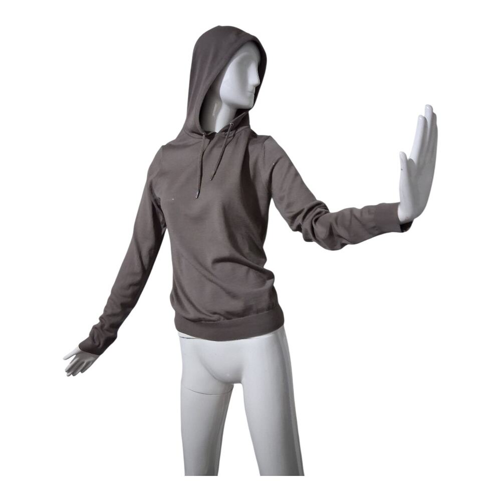 Reiss Quiet Luxury Women's size Small Wool Preppy Old Money Luna Wool Hoodie Top